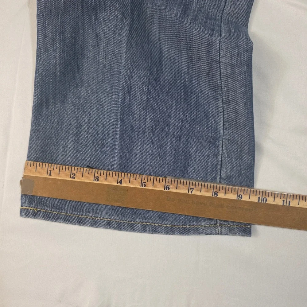 VTG Levis 527 Jeans Mens 32x32 Blue Denim Low Boot Cut  Flap Pocket Grunge Y2K